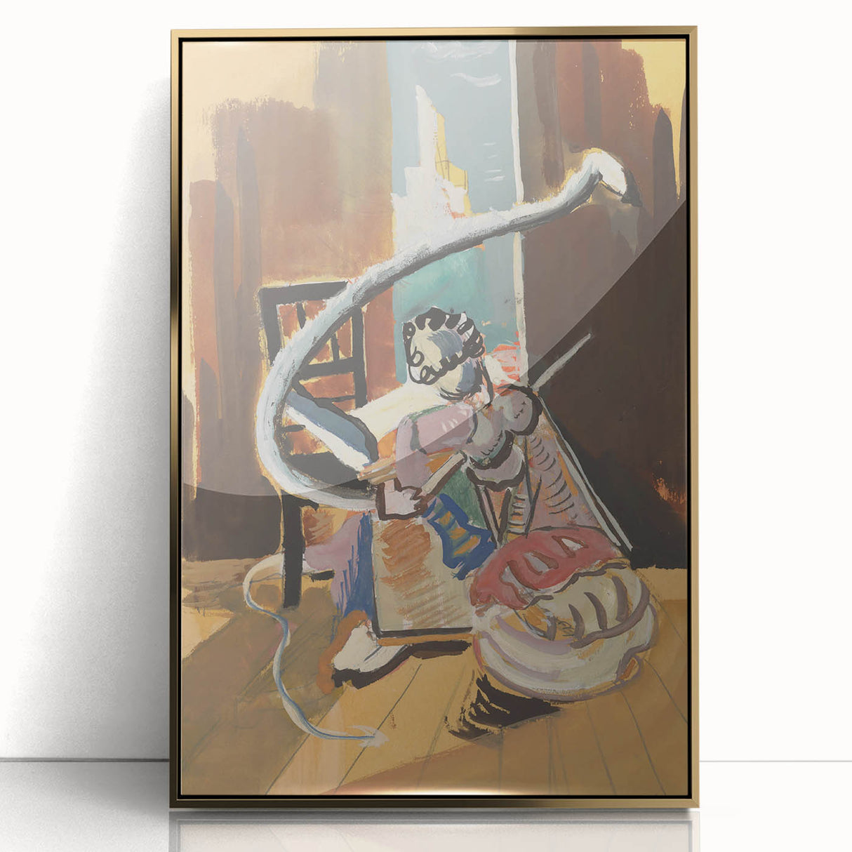 Expressionist Art: Still Life with Wine Glass and Fruit by Kirchner