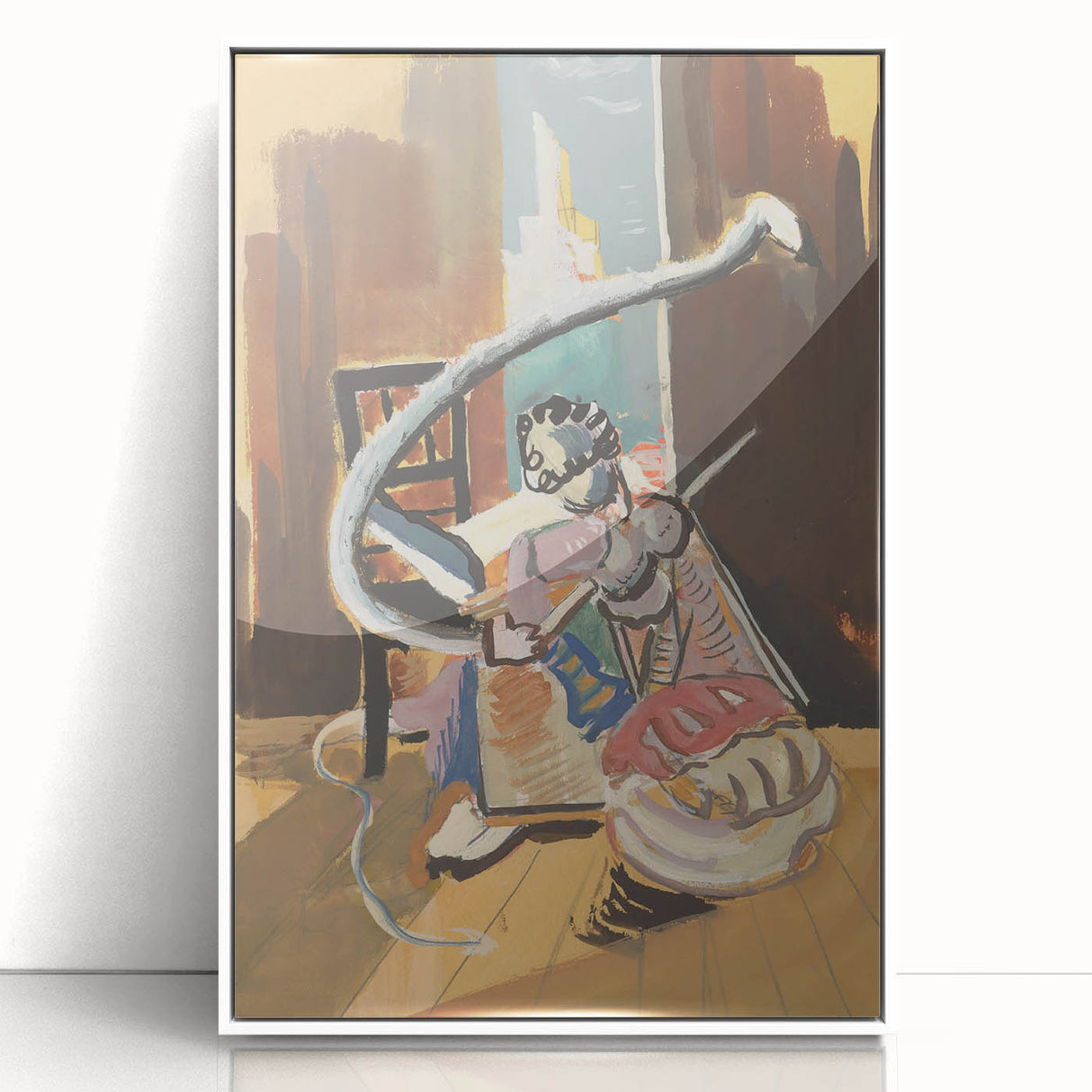 Expressionist Art: Still Life with Wine Glass and Fruit by Kirchner