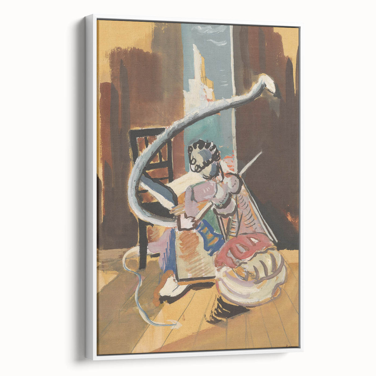 Expressionist Art: Still Life with Wine Glass and Fruit by Kirchner