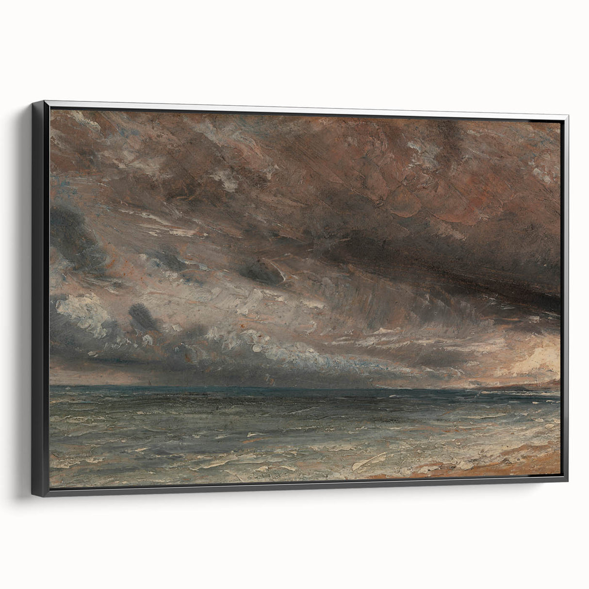 Romanticism Art - Stormy Sea, Brighton by John Constable