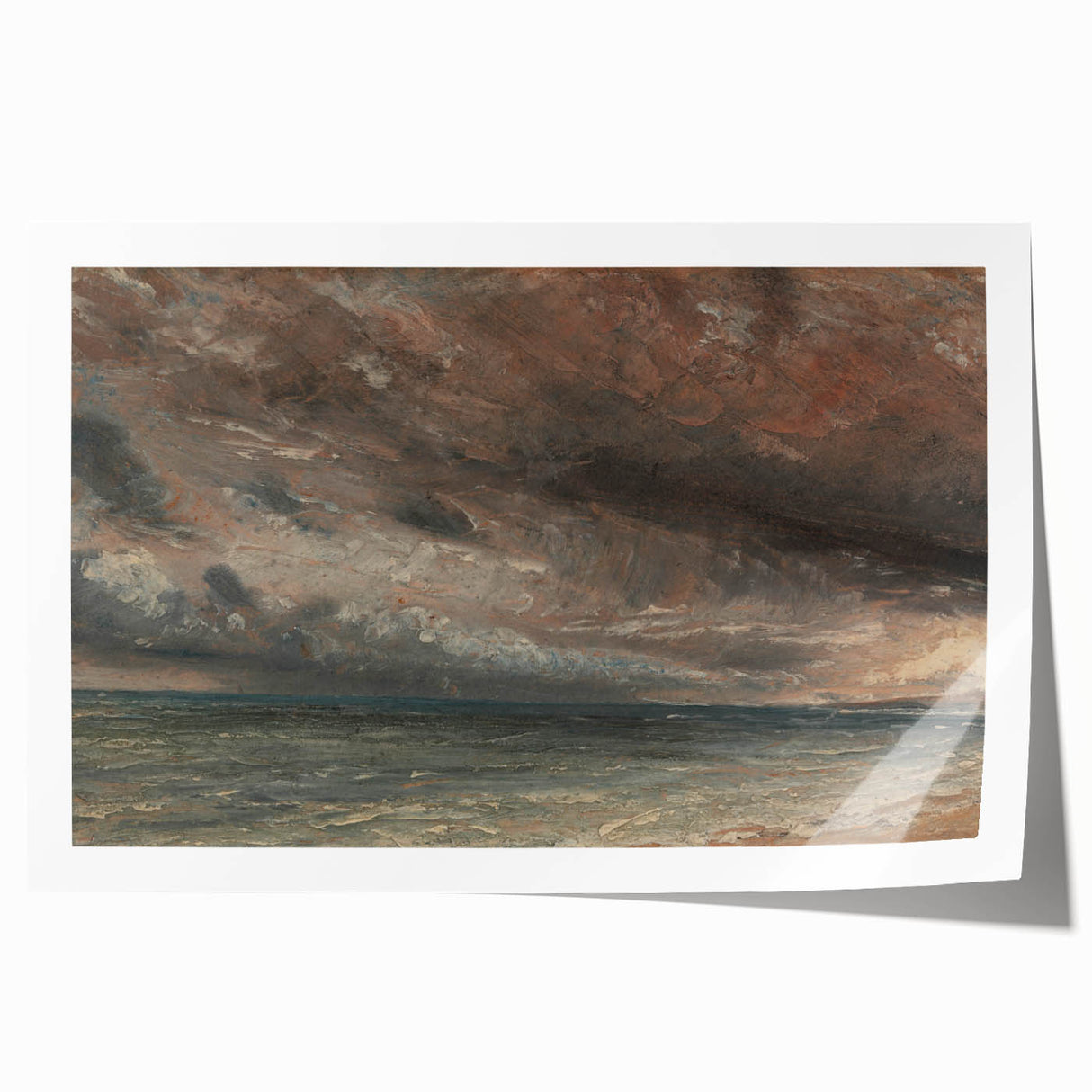 Romanticism Art - Stormy Sea, Brighton by John Constable