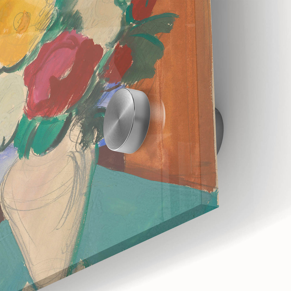 Modern Expressionism Floral Wall Art - Vibrant and Captivating