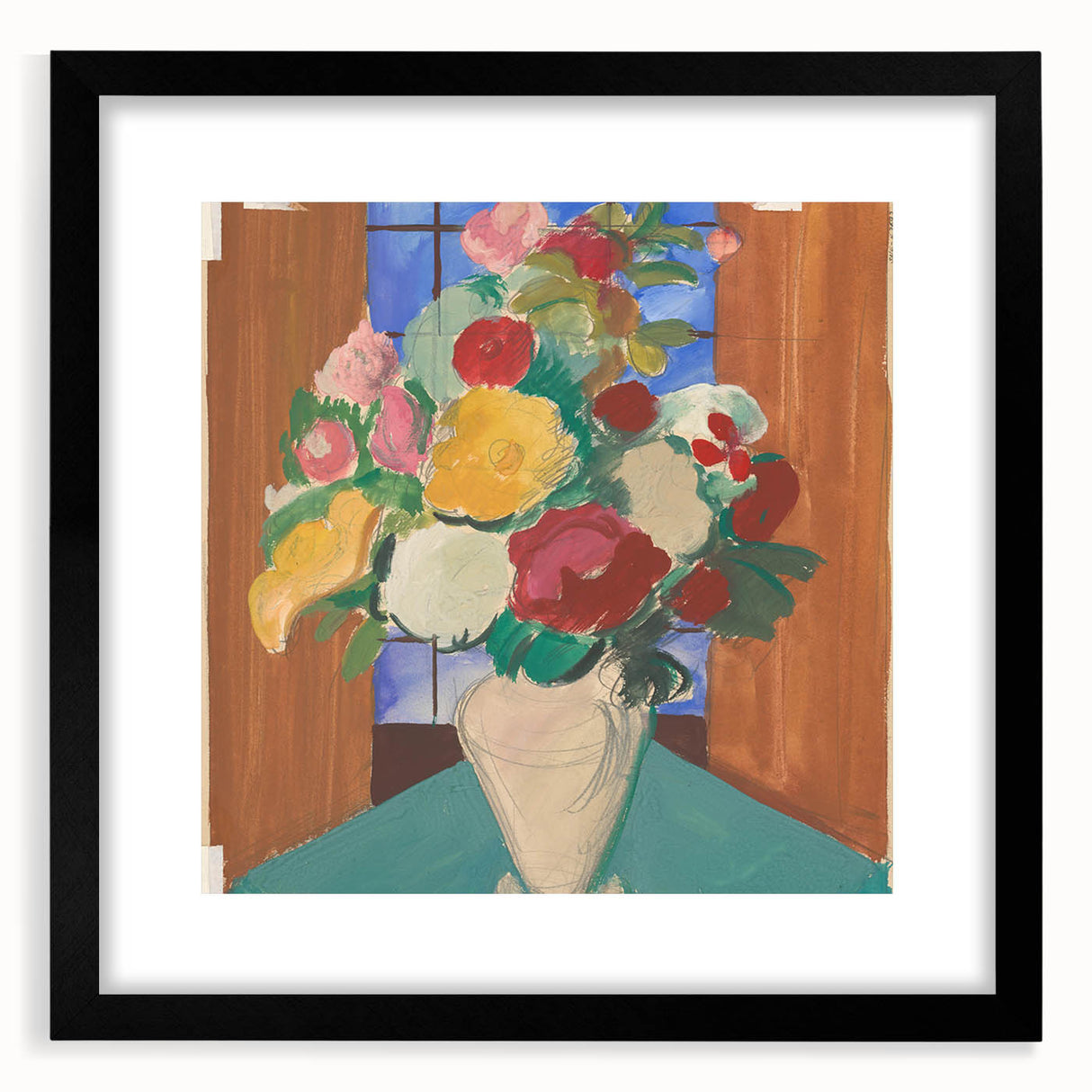 Modern Expressionism Floral Wall Art - Vibrant and Captivating