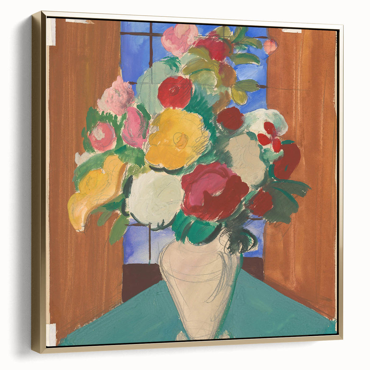 Modern Expressionism Floral Wall Art - Vibrant and Captivating