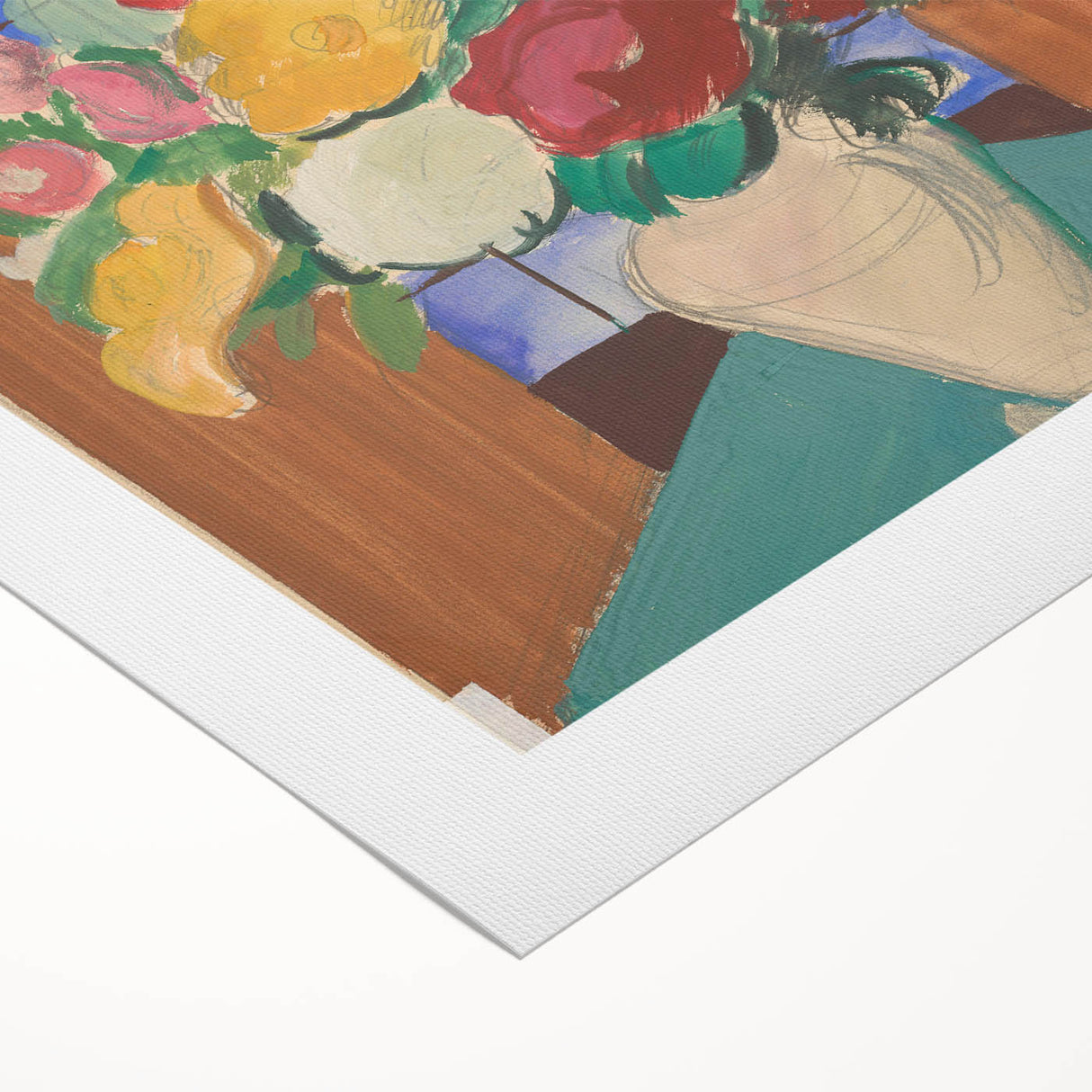 Modern Expressionism Floral Wall Art - Vibrant and Captivating