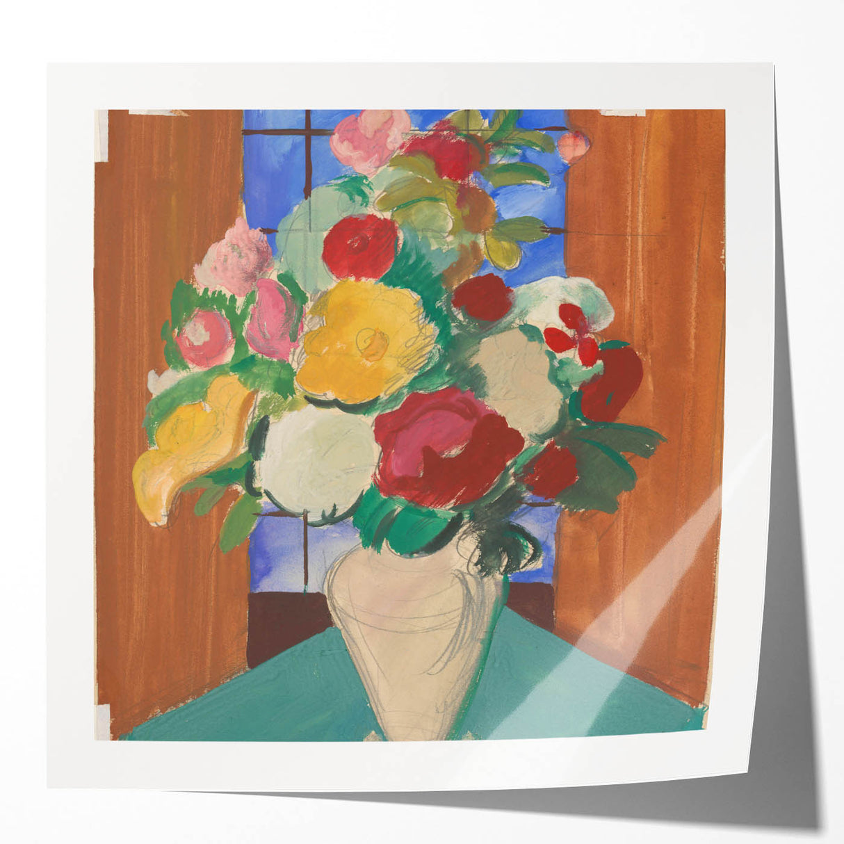 Modern Expressionism Floral Wall Art - Vibrant and Captivating