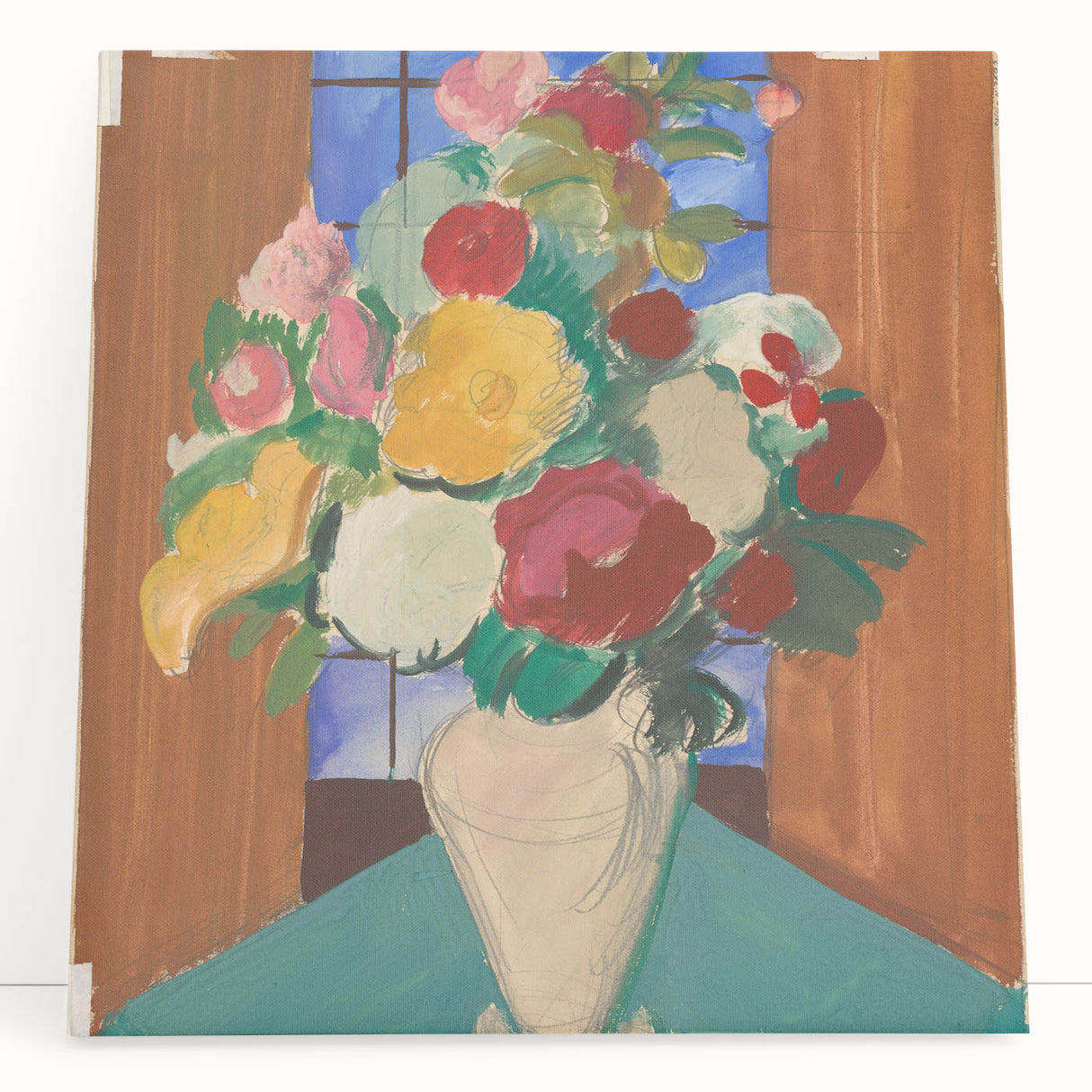 Modern Expressionism Floral Wall Art - Vibrant and Captivating
