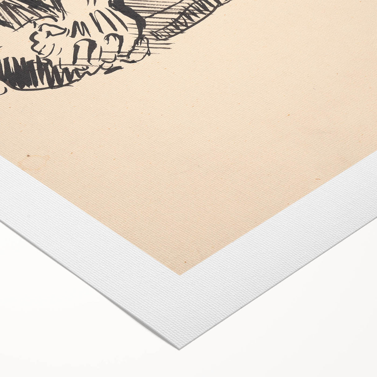 Expressionist Art Nude Study – Abstract Expressionism Wall Art Print