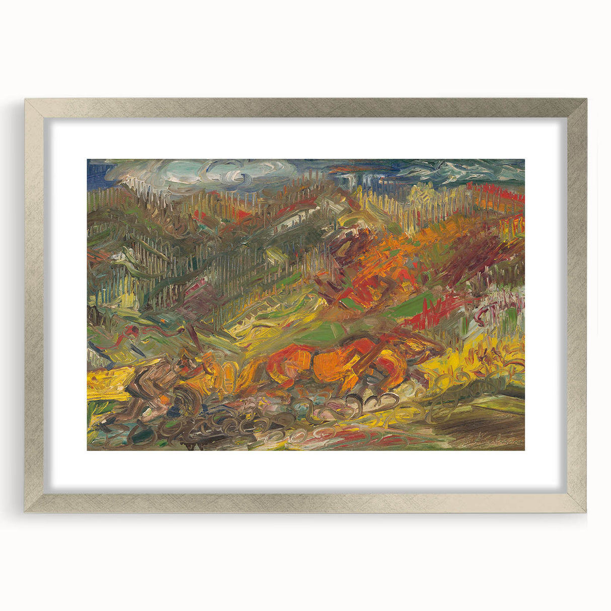 Expressionist Art - Summer by Arnold Peter Weisz-Kubínčan