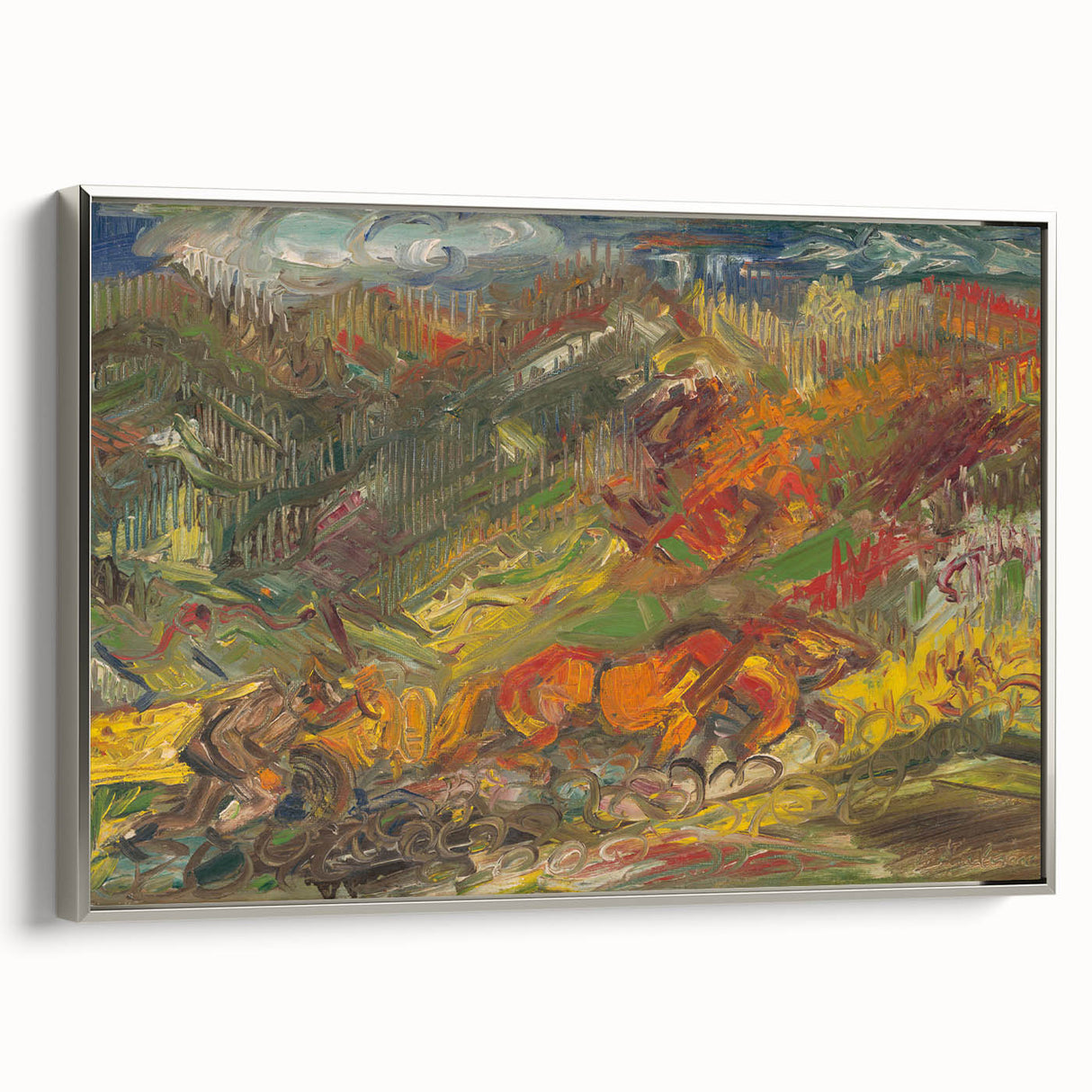 Expressionist Art - Summer by Arnold Peter Weisz-Kubínčan