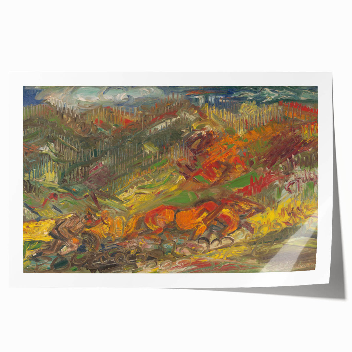 Expressionist Art - Summer by Arnold Peter Weisz-Kubínčan