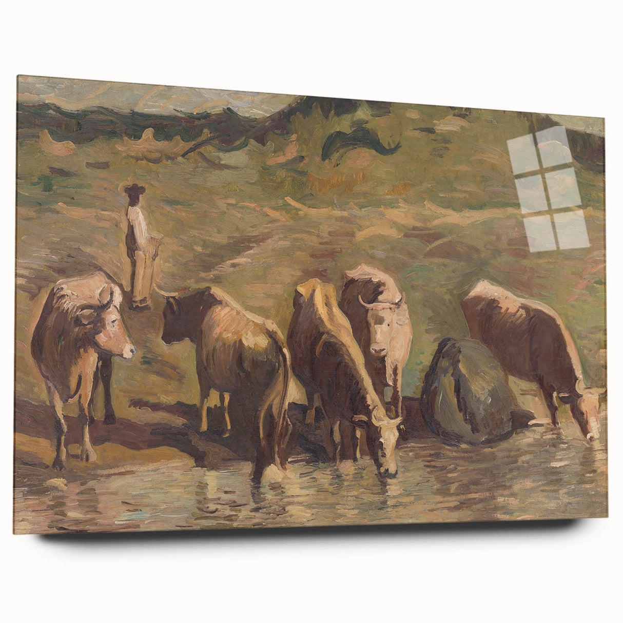 Expressionist Art of Summer Herds | Contemporary Expressionism Wall Art