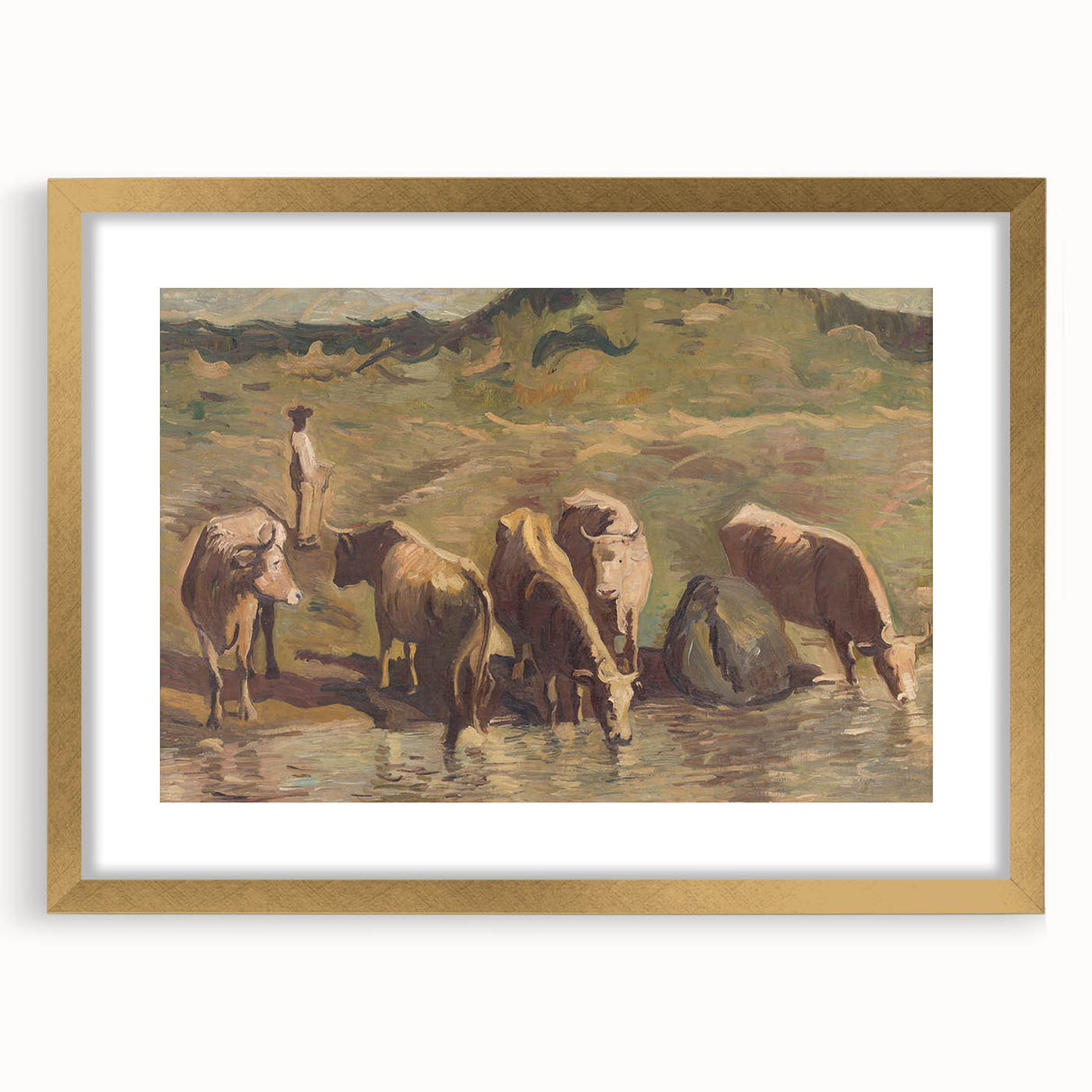 Expressionist Art of Summer Herds | Contemporary Expressionism Wall Art