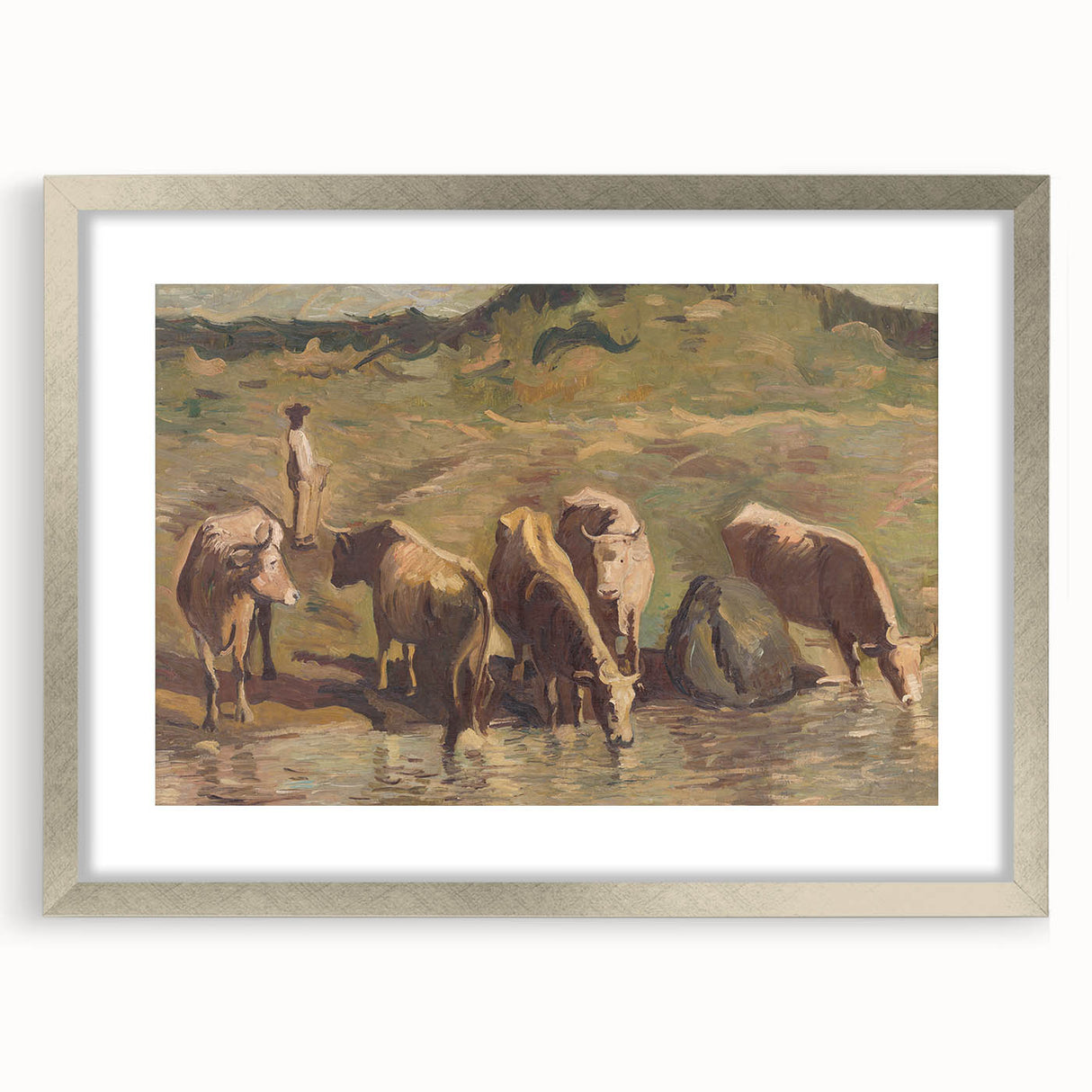 Expressionist Art of Summer Herds | Contemporary Expressionism Wall Art