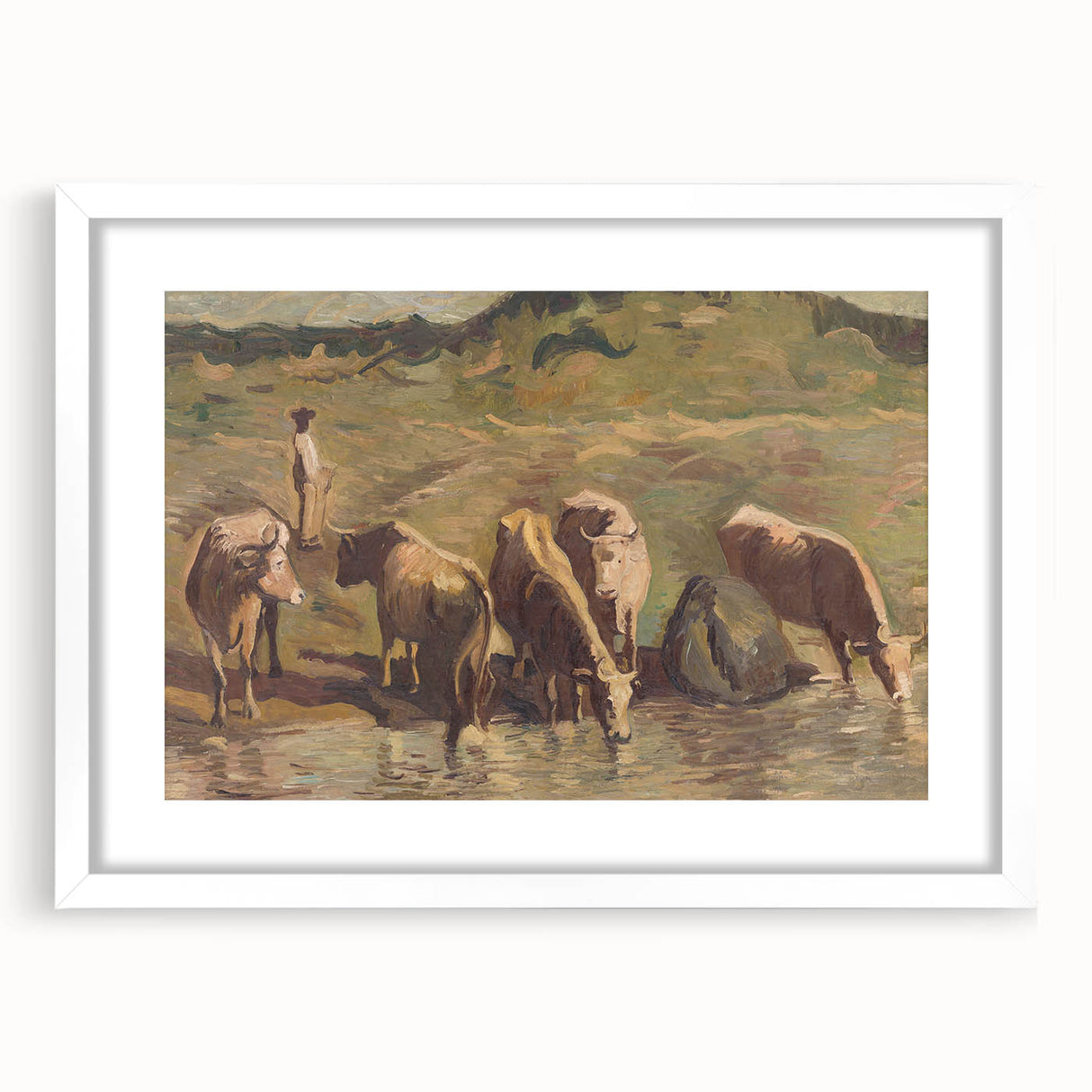 Expressionist Art of Summer Herds | Contemporary Expressionism Wall Art