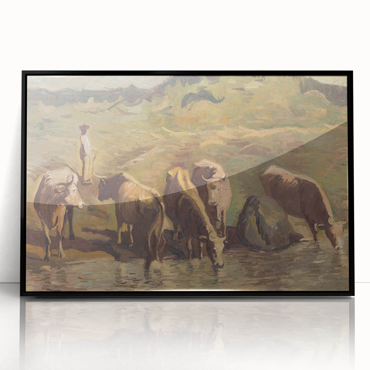 Expressionist Art of Summer Herds | Contemporary Expressionism Wall Art