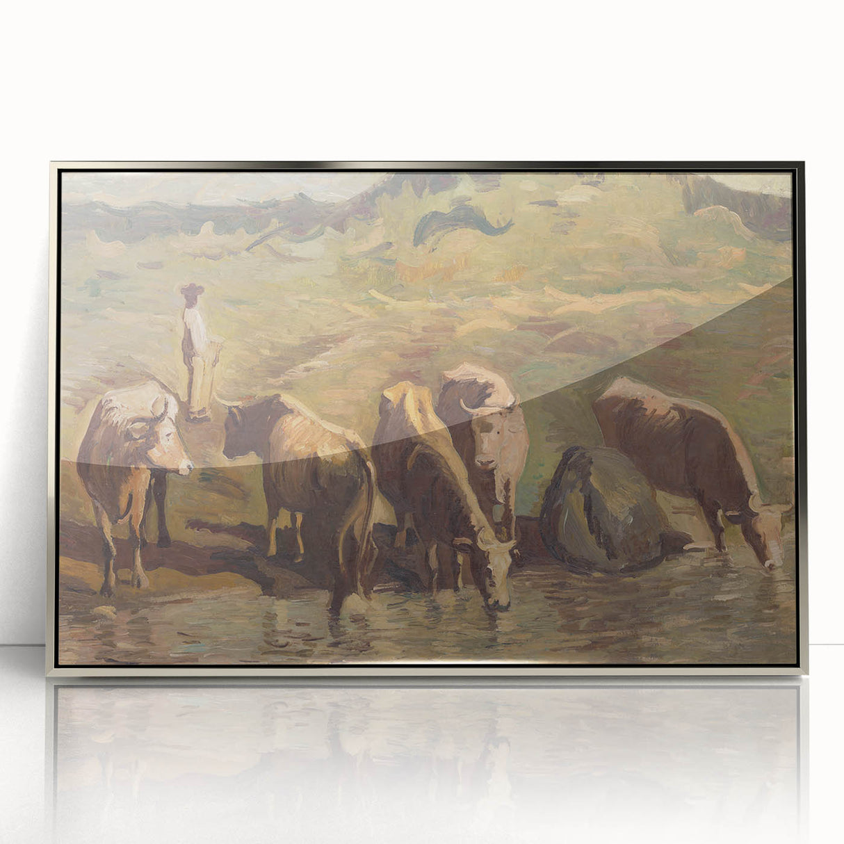 Expressionist Art of Summer Herds | Contemporary Expressionism Wall Art