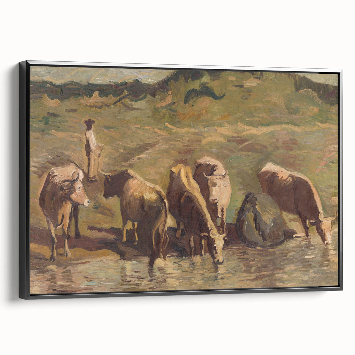 Expressionist Art of Summer Herds | Contemporary Expressionism Wall Art