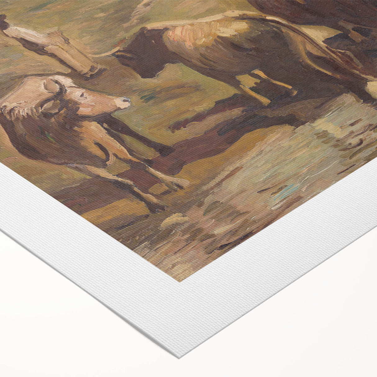 Expressionist Art of Summer Herds | Contemporary Expressionism Wall Art