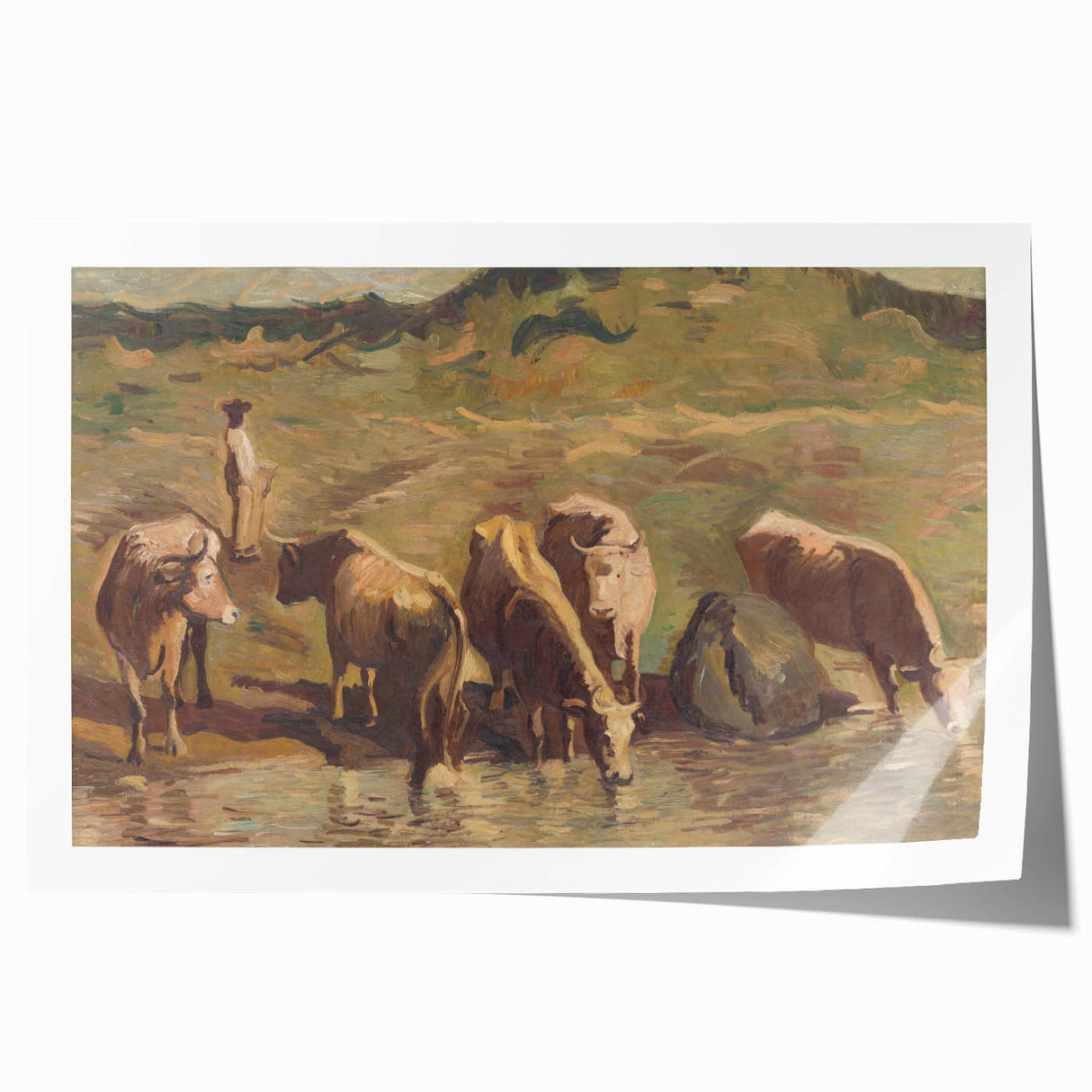 Expressionist Art of Summer Herds | Contemporary Expressionism Wall Art