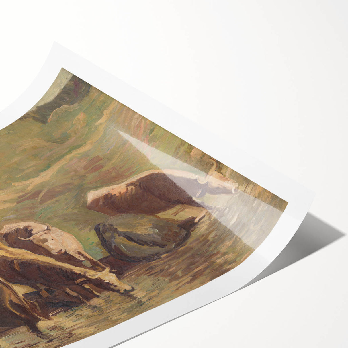 Expressionist Art of Summer Herds | Contemporary Expressionism Wall Art