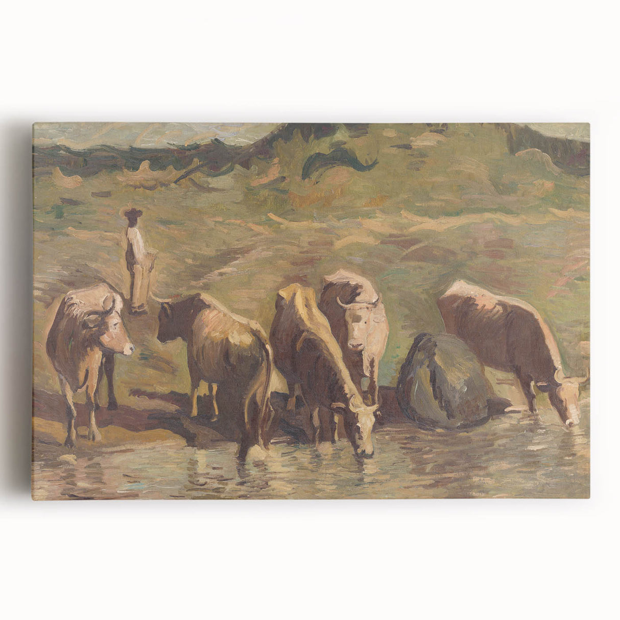 Expressionist Art of Summer Herds | Contemporary Expressionism Wall Art