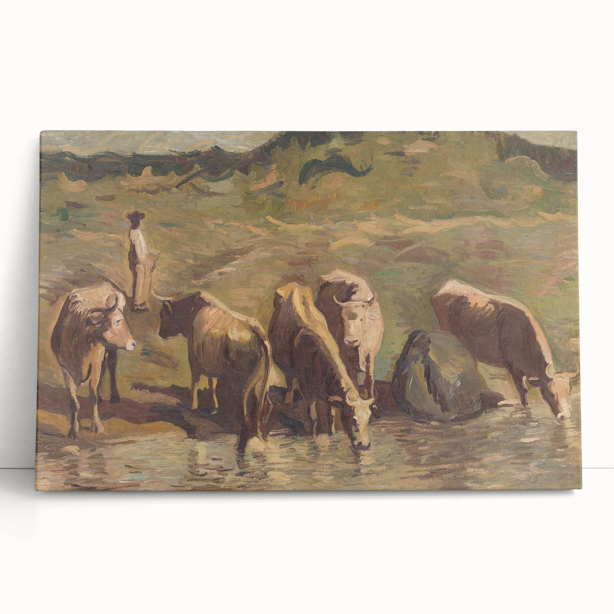 Expressionist Art of Summer Herds | Contemporary Expressionism Wall Art