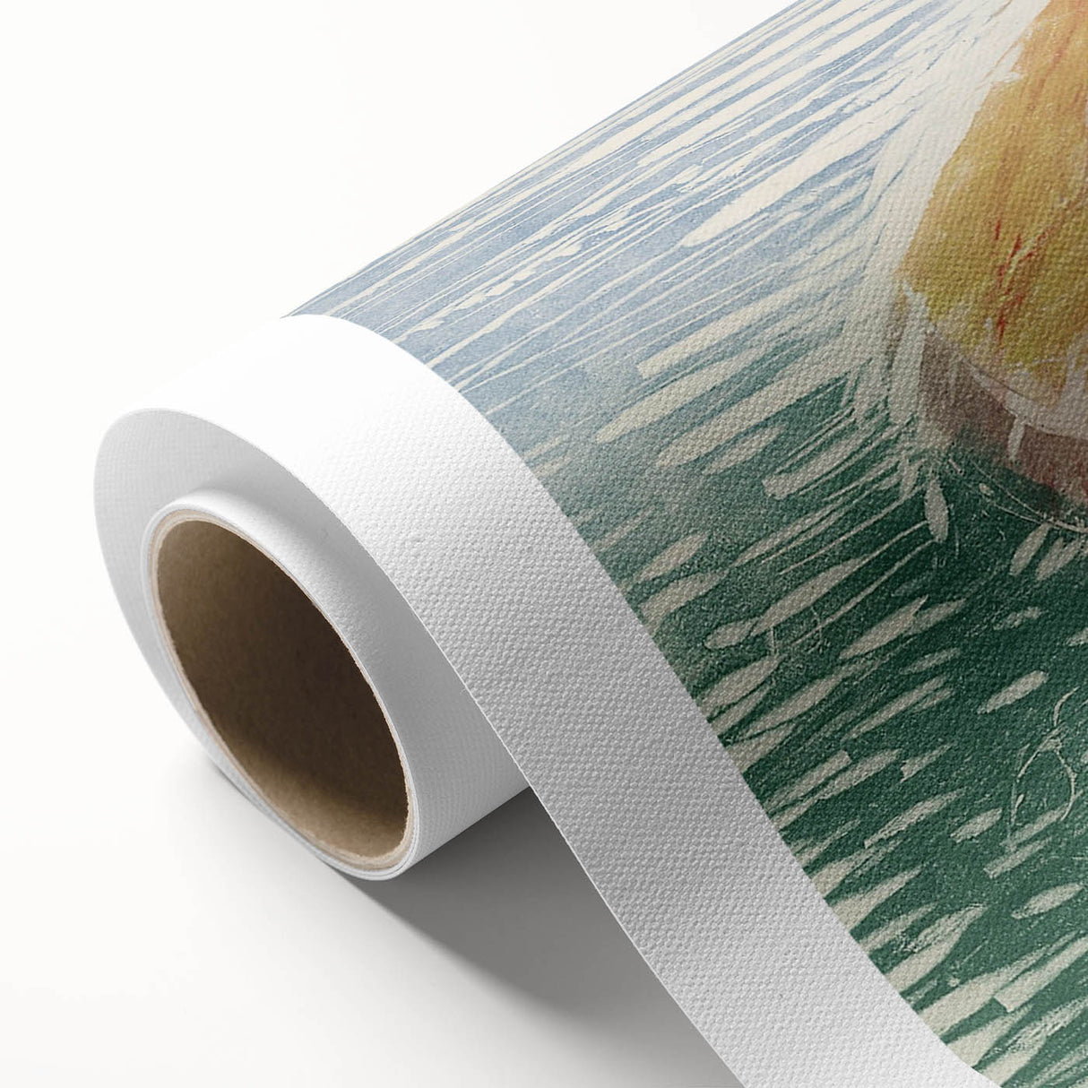 Abstract Expressionism Sunbathing | Vibrant Contemporary Wall Art