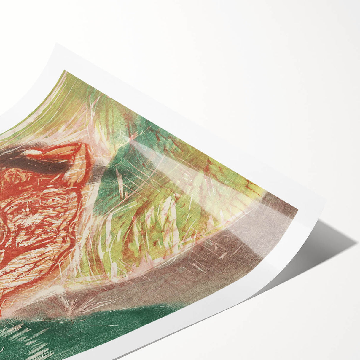 Abstract Expressionism Sunbathing | Vibrant Contemporary Wall Art