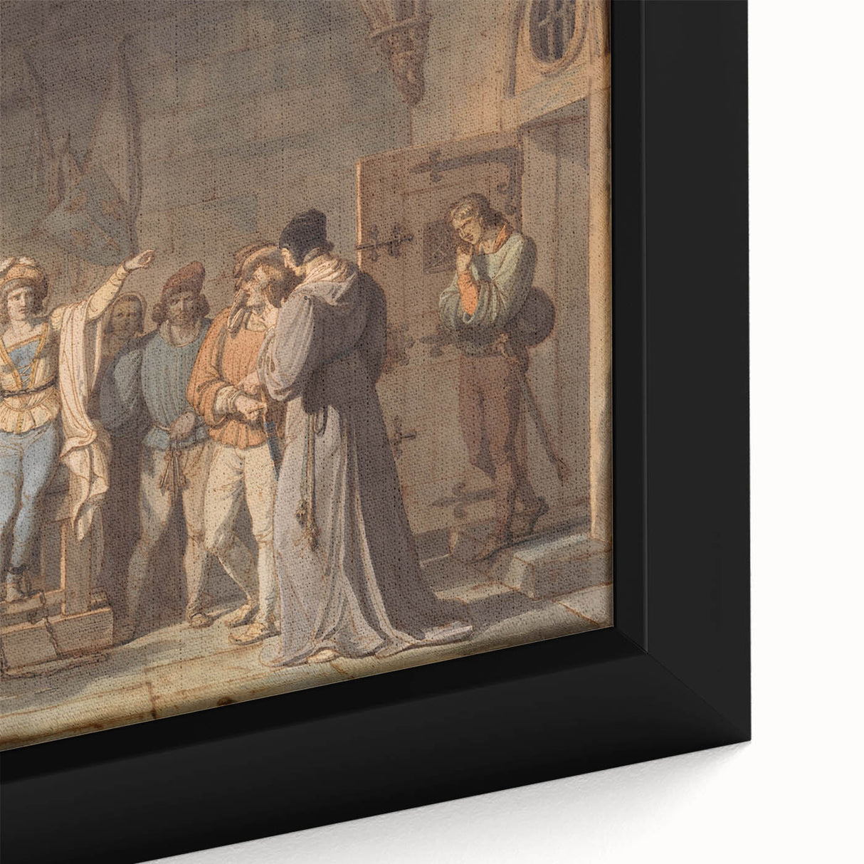 Romanticism Art - Joan of Arc Imprisoned in Rouen by Pierre-Henri Revoil