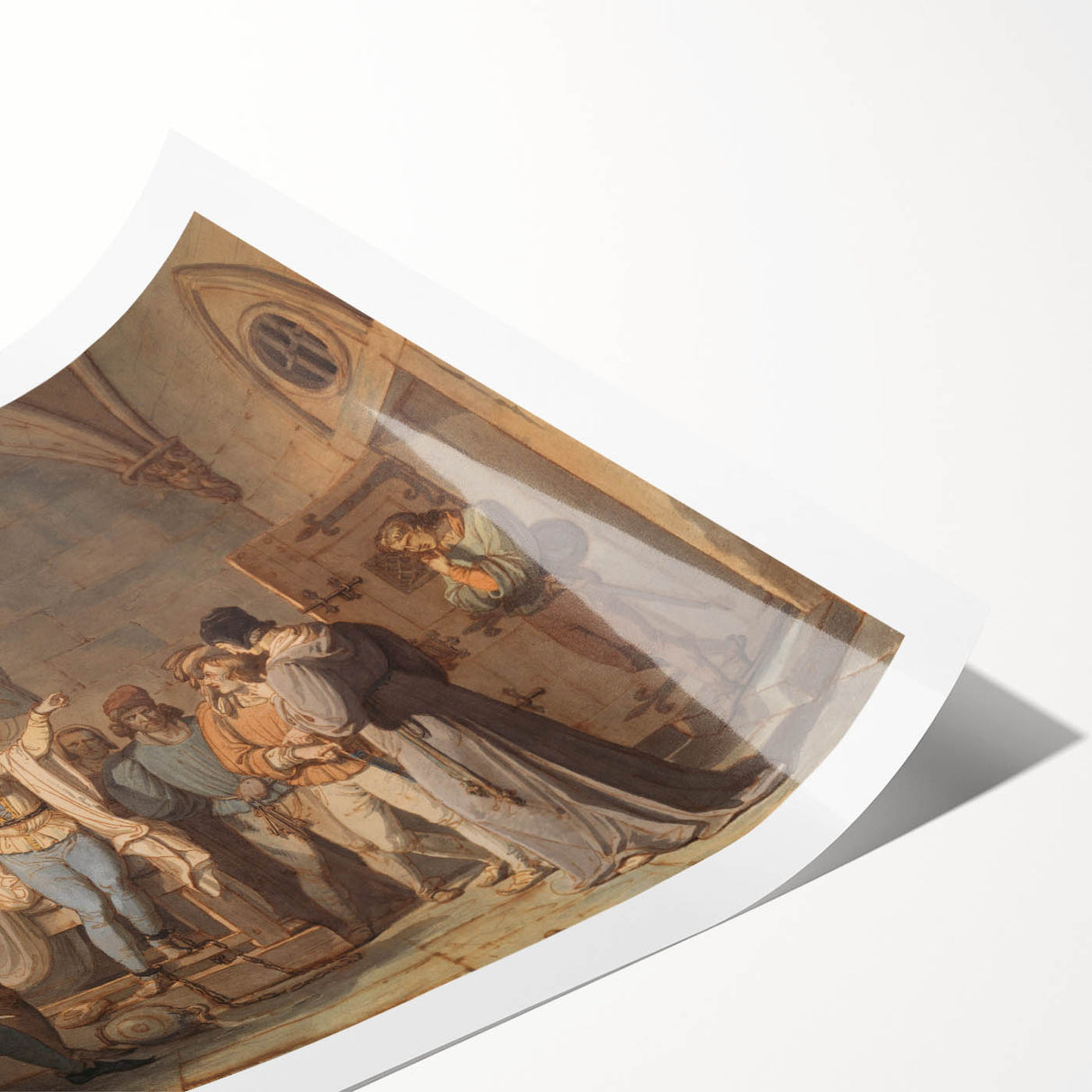 Romanticism Art - Joan of Arc Imprisoned in Rouen by Pierre-Henri Revoil