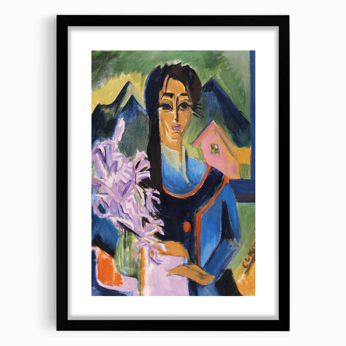 Sunday in the Alps - Contemporary Expressionist Art Canvas Print