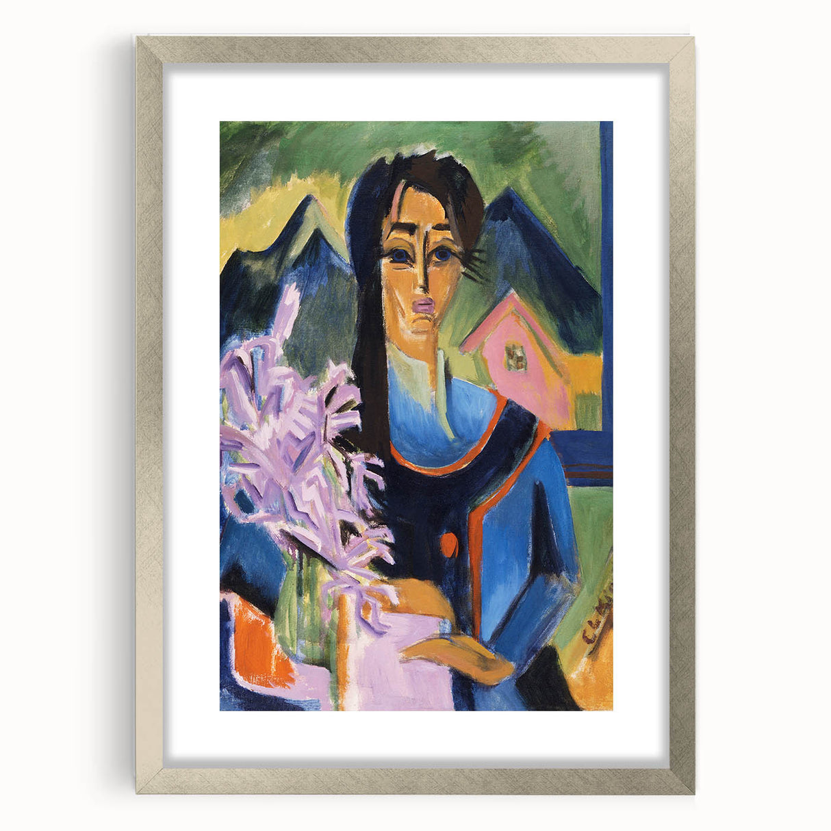 Sunday in the Alps - Contemporary Expressionist Art Canvas Print