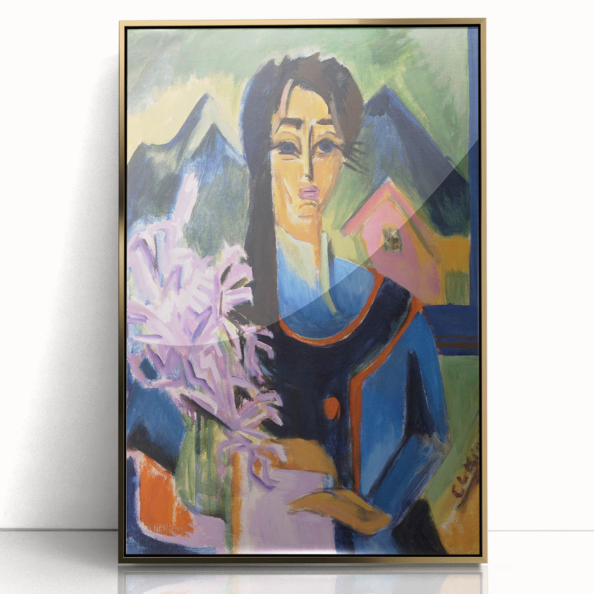 Sunday in the Alps - Contemporary Expressionist Art Canvas Print