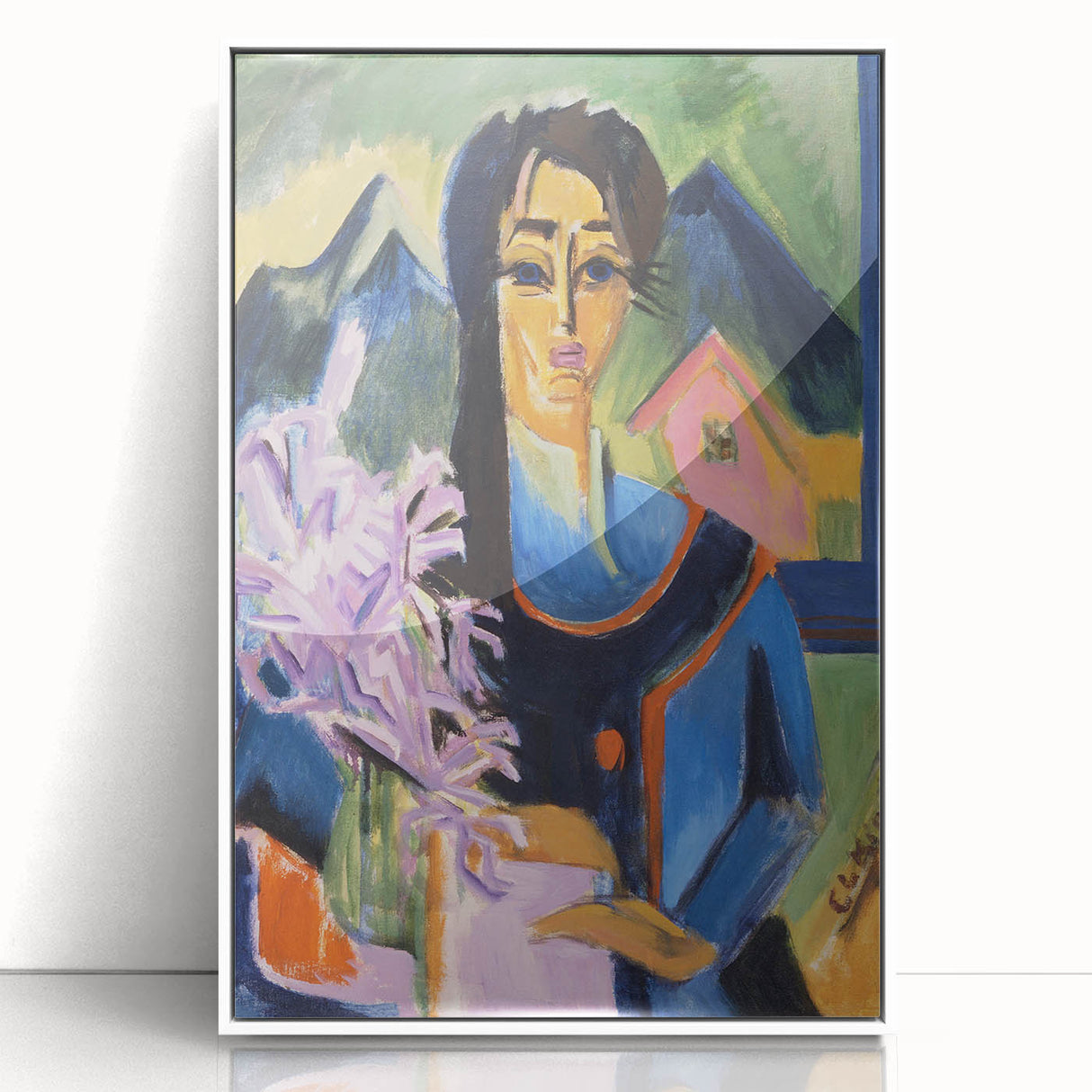 Sunday in the Alps - Contemporary Expressionist Art Canvas Print