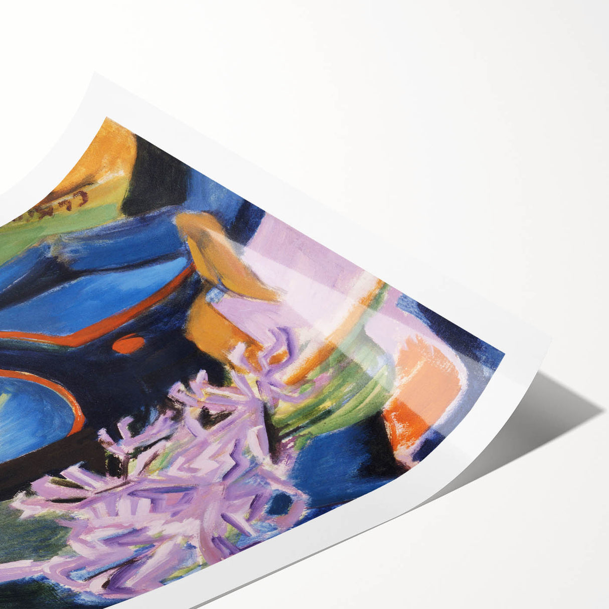 Sunday in the Alps - Contemporary Expressionist Art Canvas Print