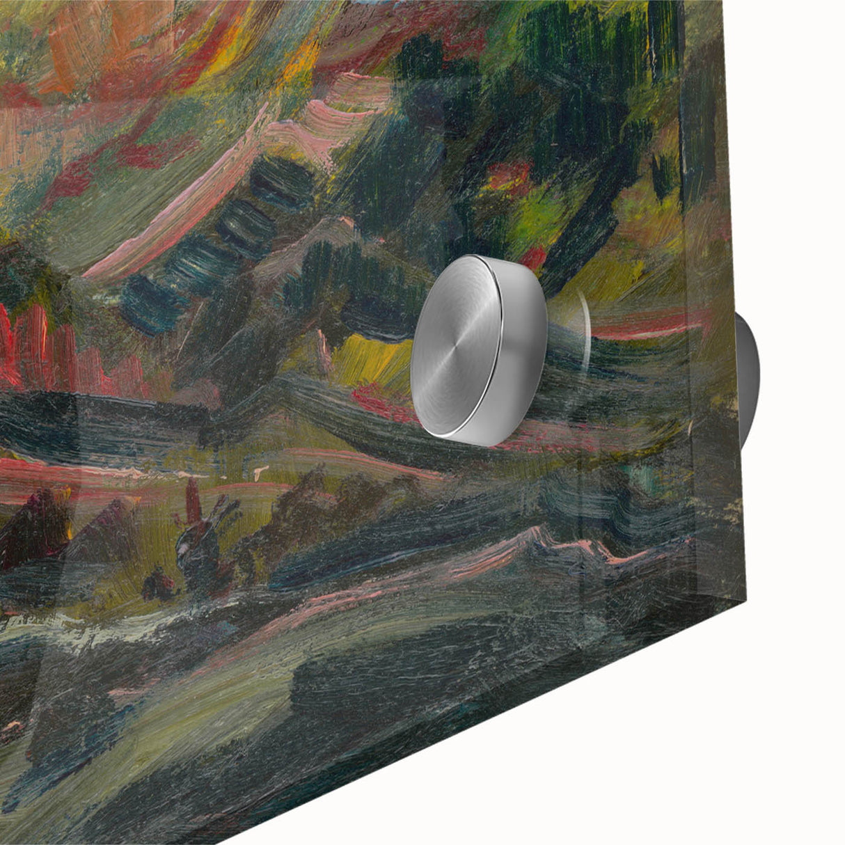 Expressionist Art Sunset in the Mountains - Modern Expressionism Wall Art