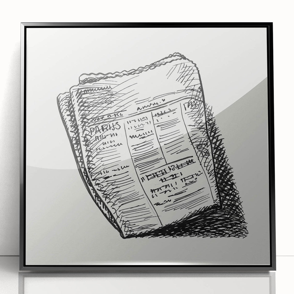 Expressionist Art - Telegraph by Leo Gestel Modern Wall Art Print