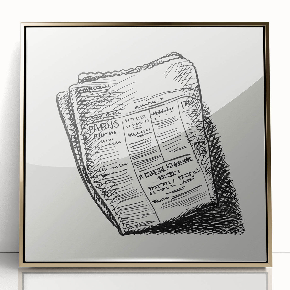 Expressionist Art - Telegraph by Leo Gestel Modern Wall Art Print