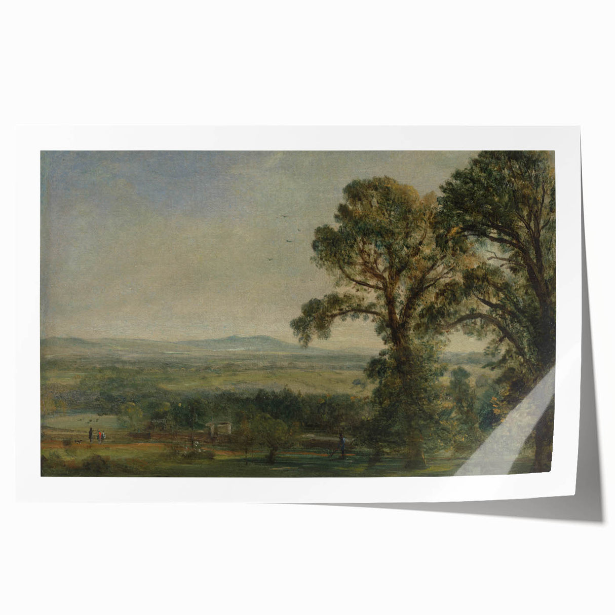 Romanticism Art: Bardon Hill by John Constable