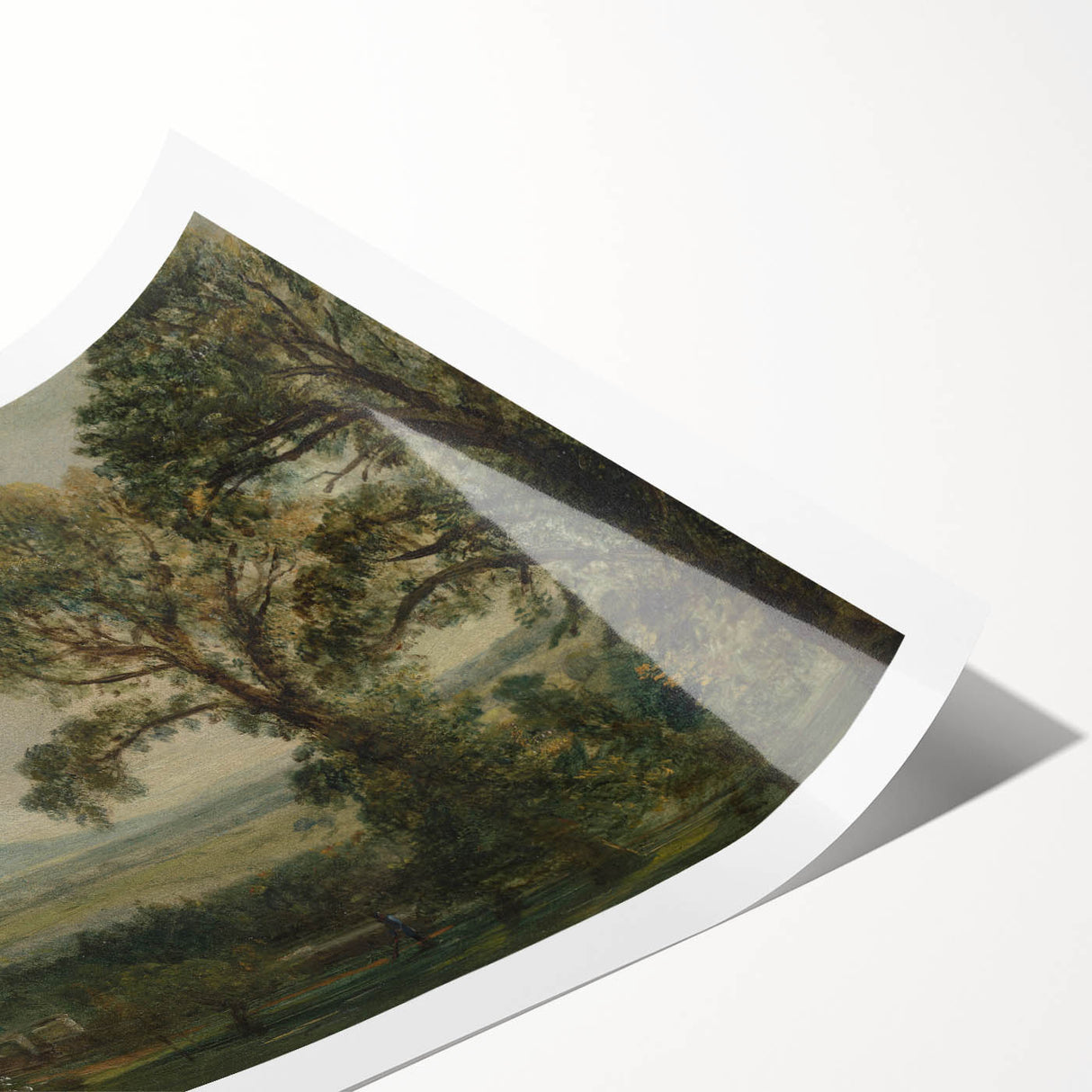 Romanticism Art: Bardon Hill by John Constable