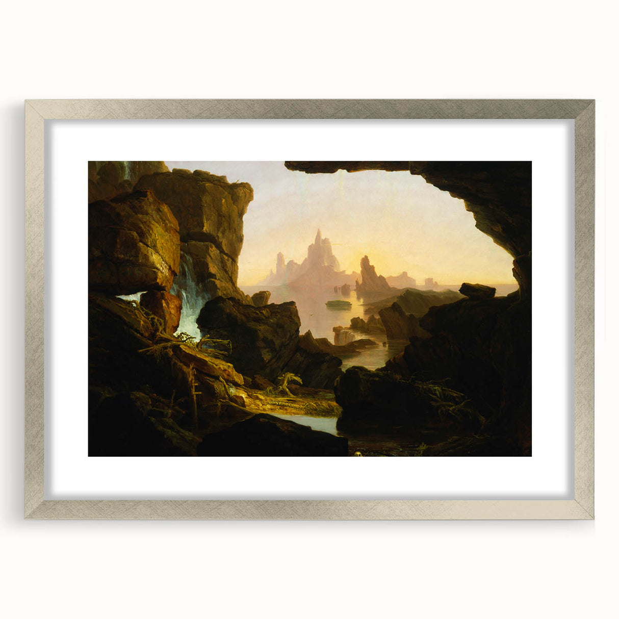 Romanticism Art: The Subsiding of the Waters by Thomas Cole