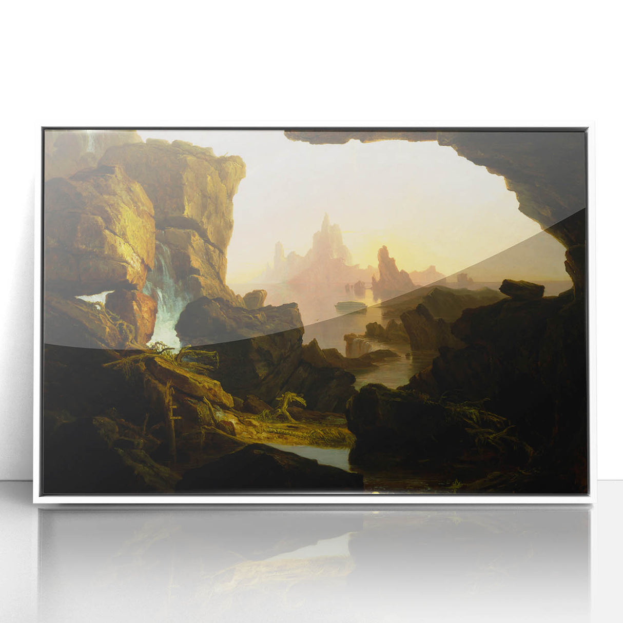 Romanticism Art: The Subsiding of the Waters by Thomas Cole