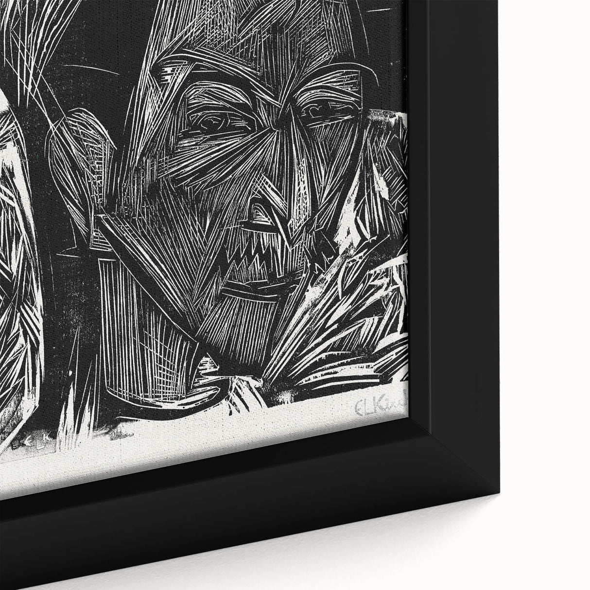 Expressionist Portrait: Fifth Bauhaus Portfolio | Bold Abstract Wall Art