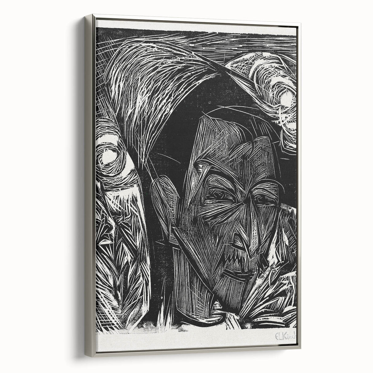 Expressionist Portrait: Fifth Bauhaus Portfolio | Bold Abstract Wall Art