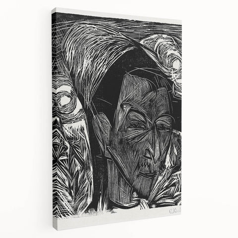 Expressionist Portrait: Fifth Bauhaus Portfolio | Bold Abstract Wall Art
