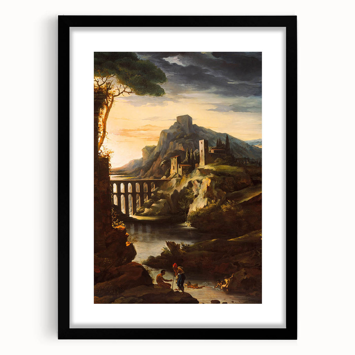 Romanticism Art: Evening Landscape by Théodore Géricault