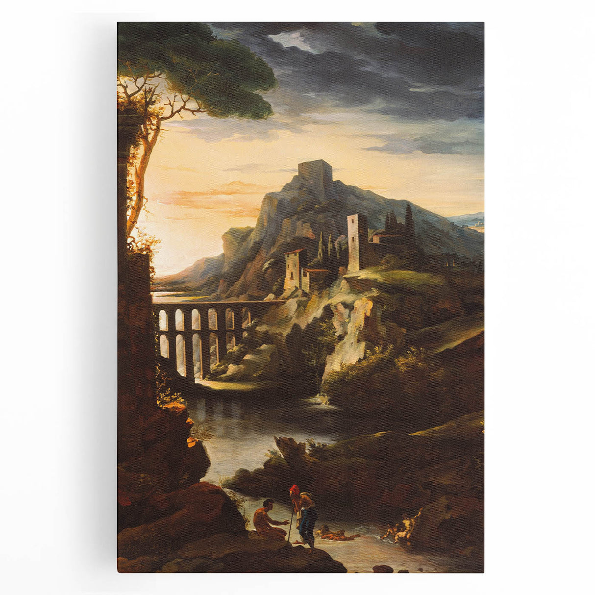 Romanticism Art: Evening Landscape by Théodore Géricault