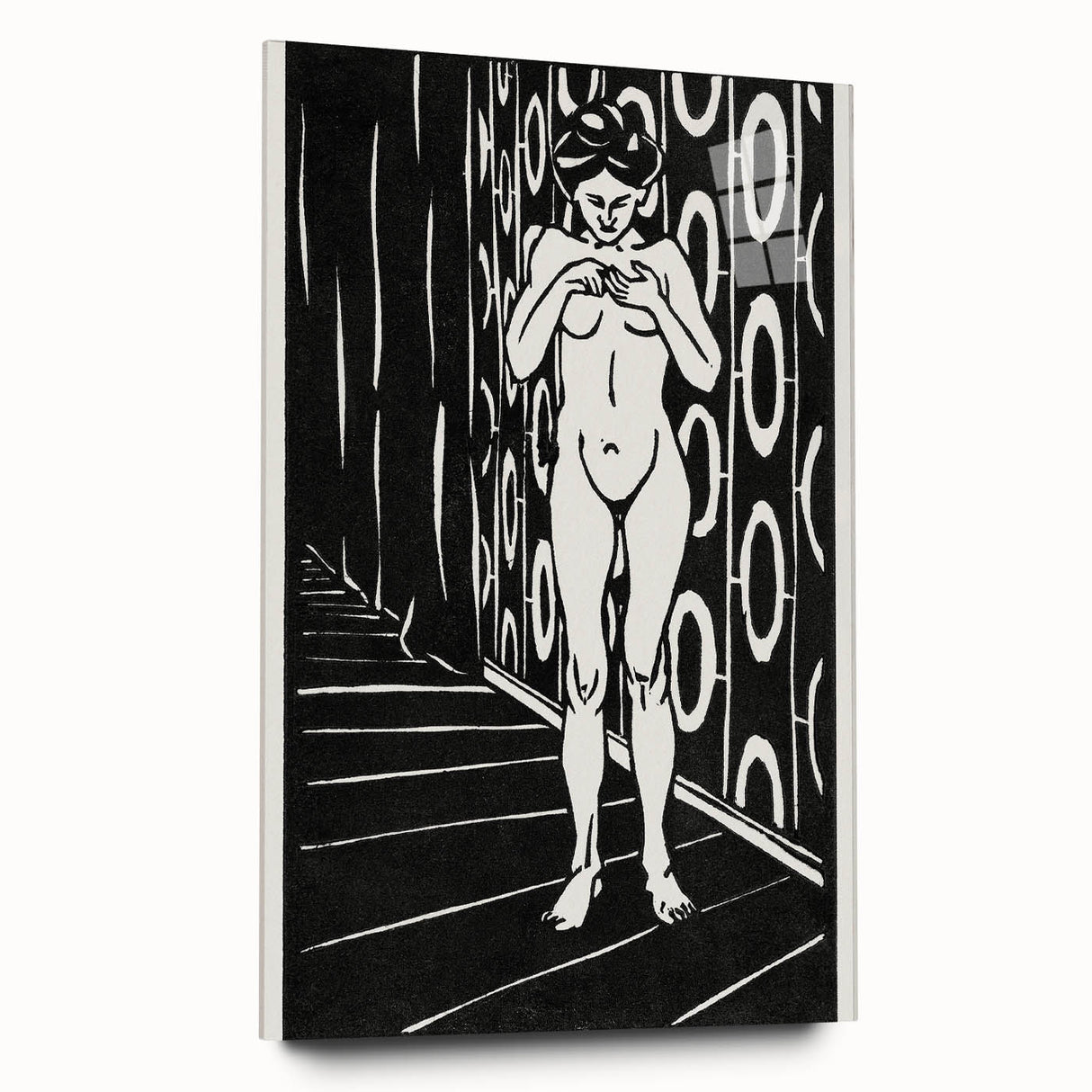 Expressionist Art: The Finger Game | Bold Black-and-White Wall Decor
