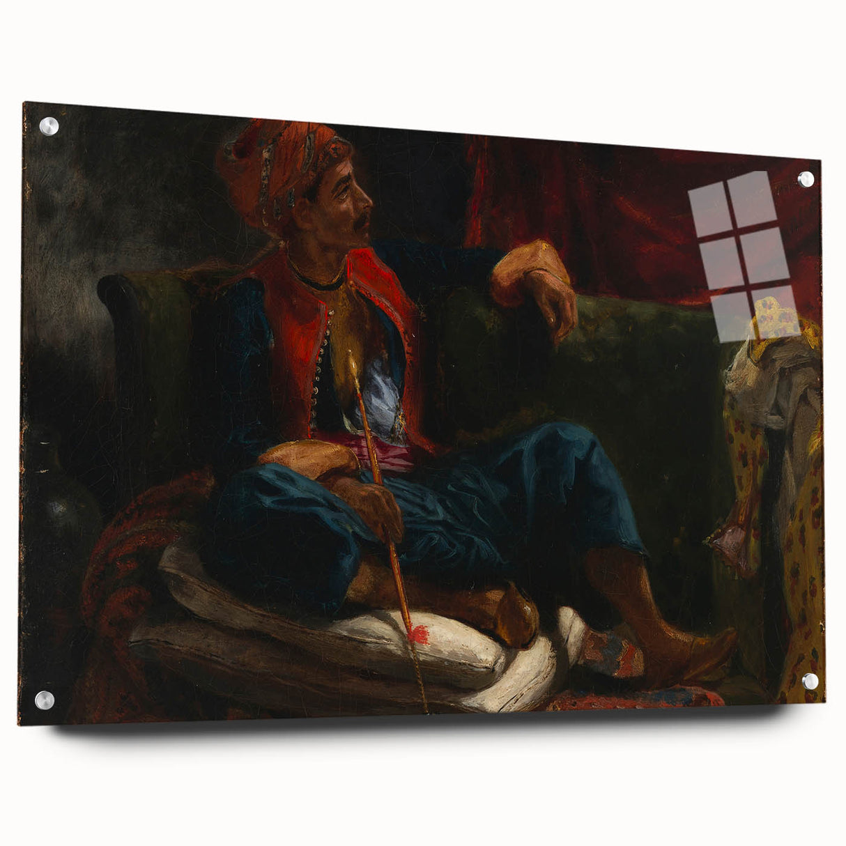 Romanticism Art: The Smoker by Eugène Delacroix